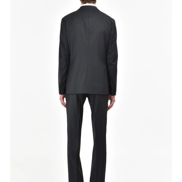 Paoloni Black 3-Piece Suit – Jacket, Vest & Trousers – Made in Italy – 36 Short - Picture 3 of 3